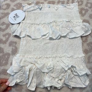 Princess Poly smocked ruffle skirt